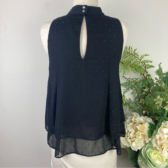 KAARI BLUE blouse (new) | black sparkle | small | cocktail - Picture 7 of 8